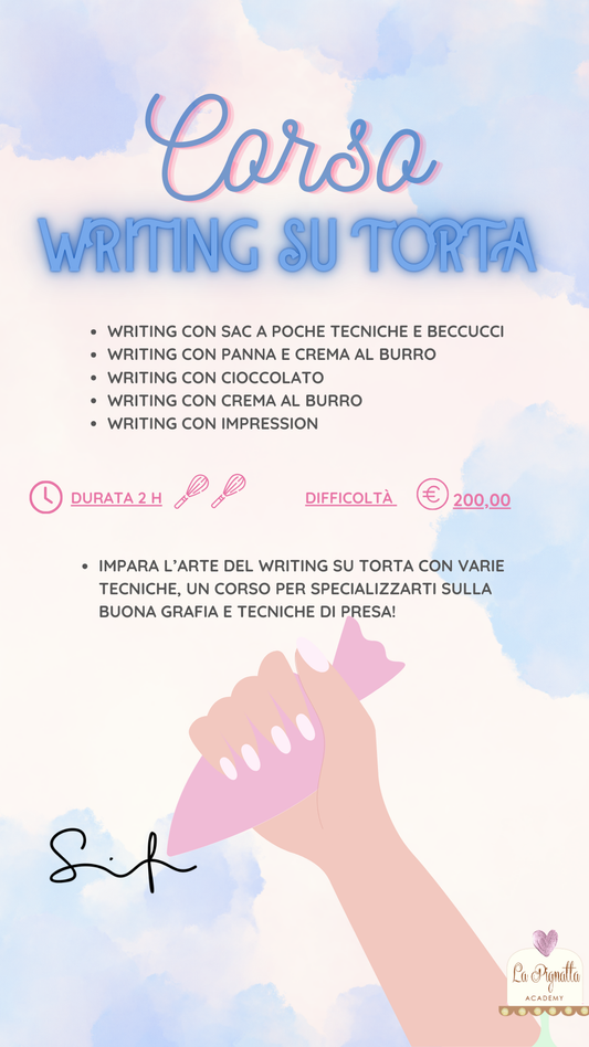 Corso Writing su Torta