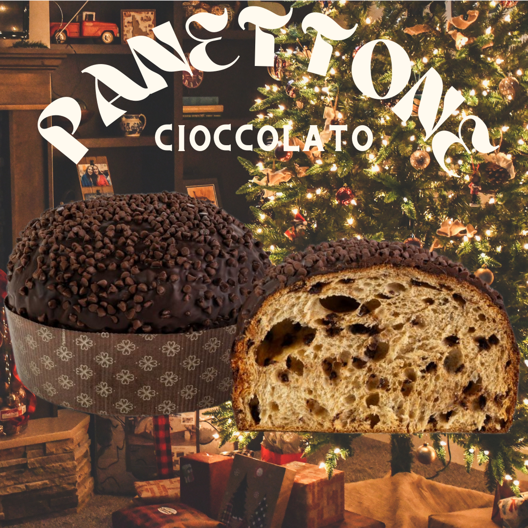 Panettone Con Gocce Di Cioccolato (1Kg)