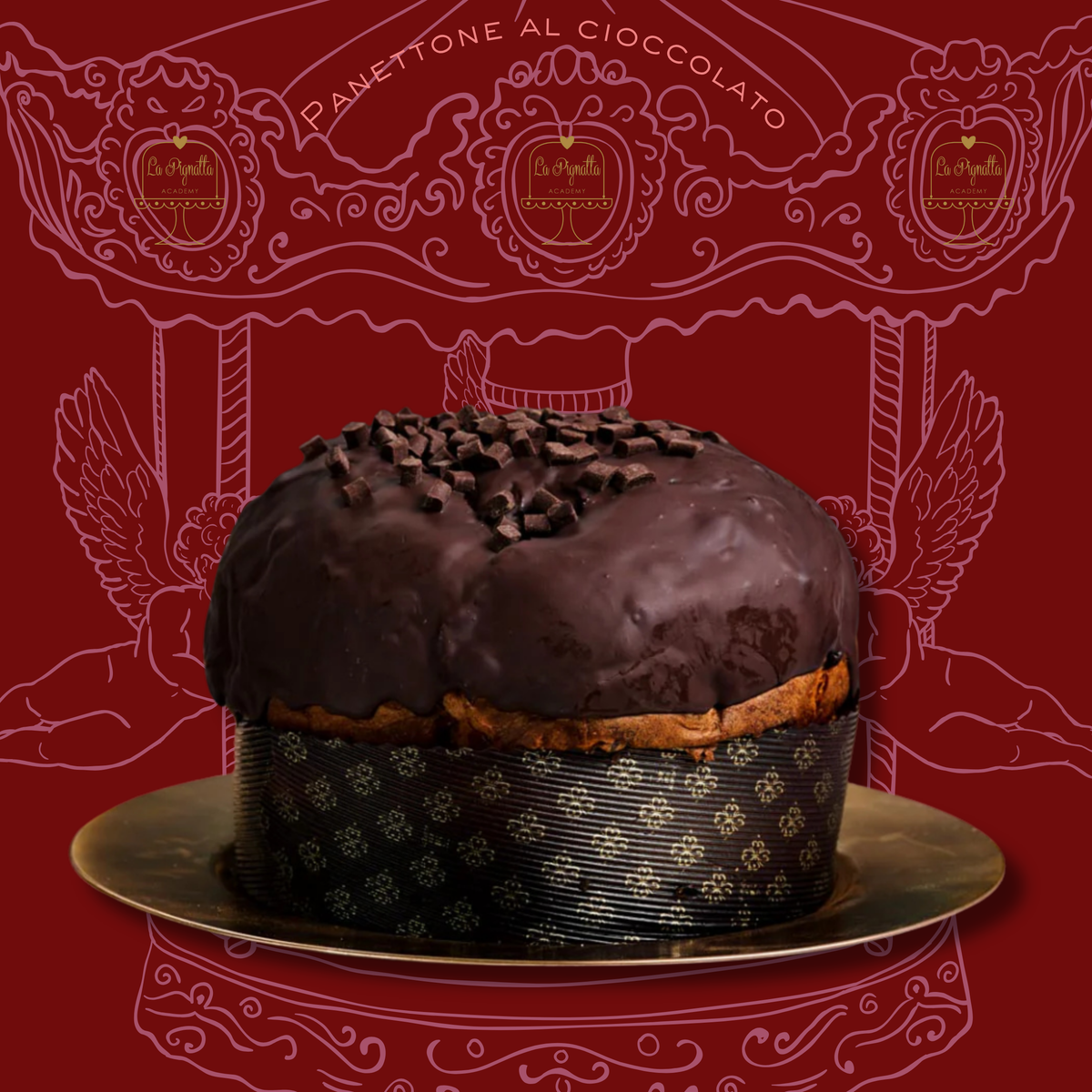Panettone Con Gocce Di Cioccolato (1Kg)