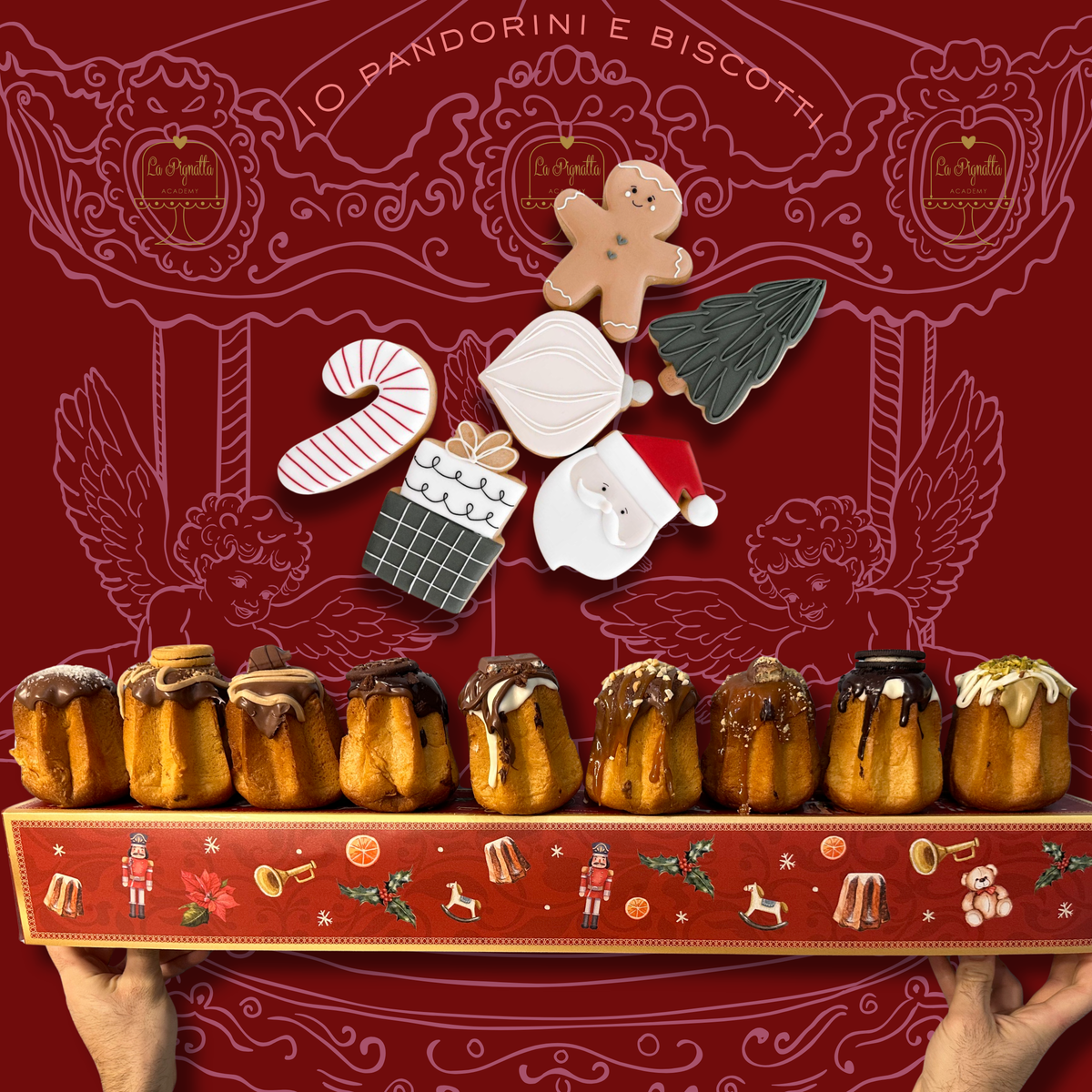 Luxury Box 9 pandori 6 biscotti